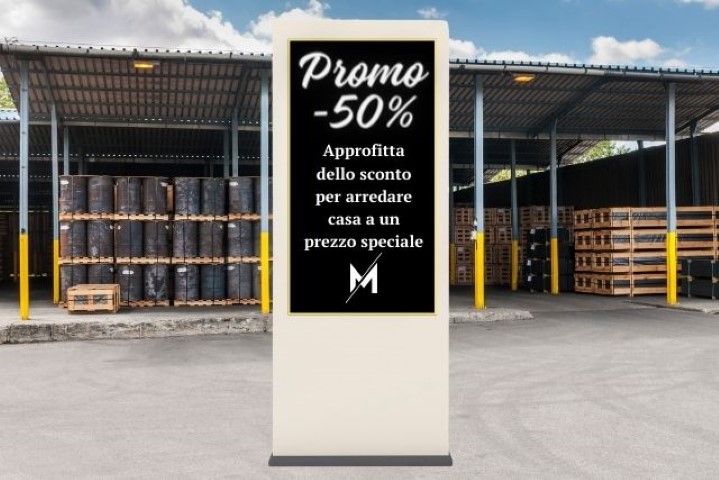 Totem luminoso per aziende