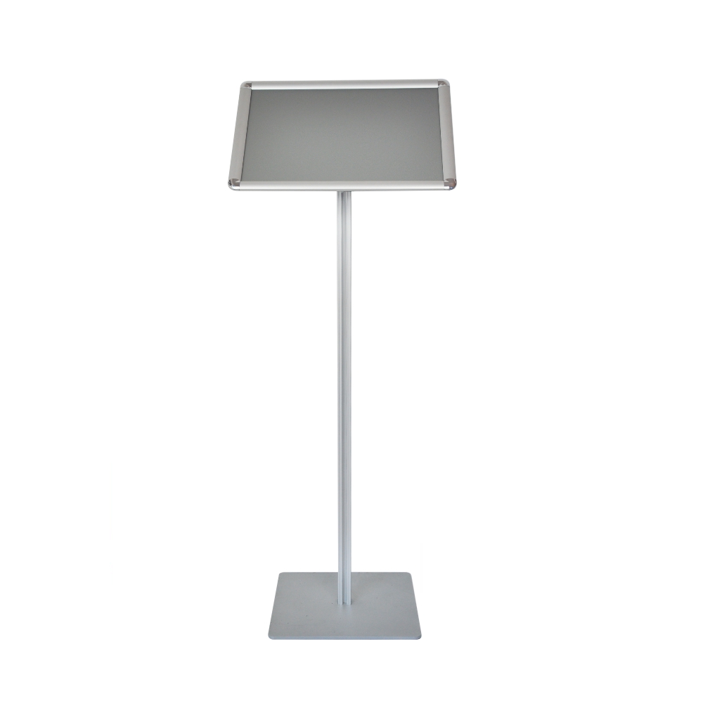 Leggio con cornice a scatto A3 orizzontale orientabile angoli tondi