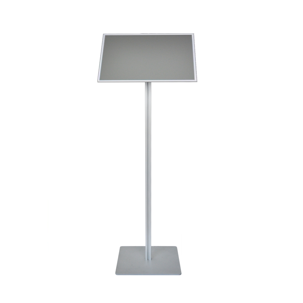 Leggio con cornice a scatto A3 orizzontale orientabile angoli vivi