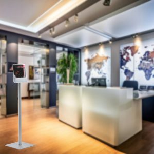 Portadepliant a piantana 1 tasca A4 serie quadra ambientato