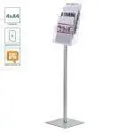 Standing brochure holder with 4xA4 - Quadra Series