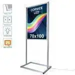 70x100 LED Double Sided Snap Frame Advertising Display