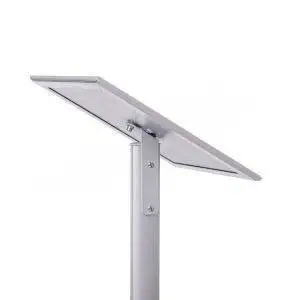 Lectern with A3 A4 frame, adjustable with sharp corners and square base, bracket detail 1