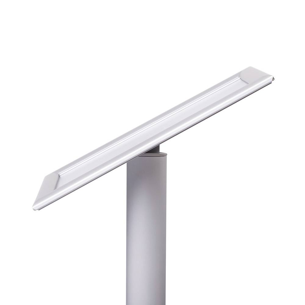 Leggio con cornice A3 A4 orientabile con angoli vivi e base quadrata dettaglio