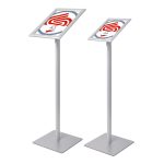 Leggio con cornice A3 e A4 orientabile con angoli vivi e base quadrata STR CRLG21 22