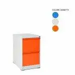 Document filing cabinet with two drawers