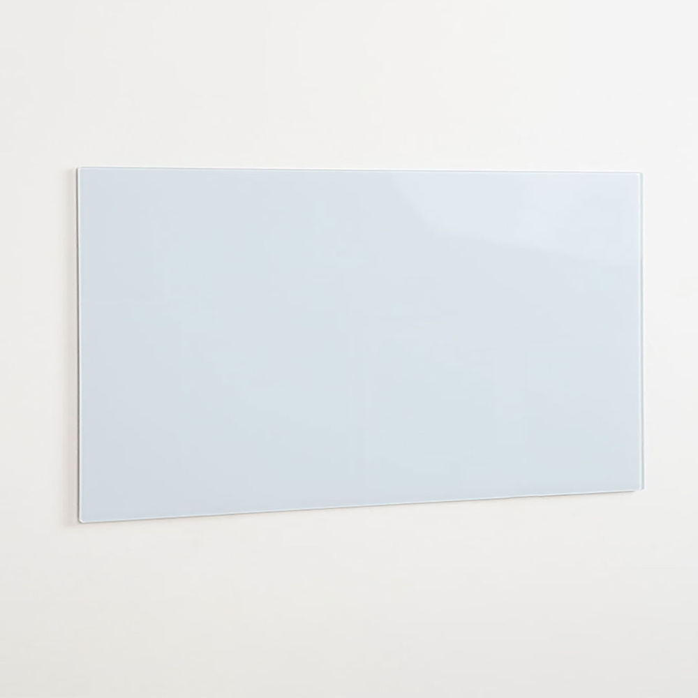 Lavagna magnetica bianca in vetro temperato scrivibile e cancellabile 150x100 cm