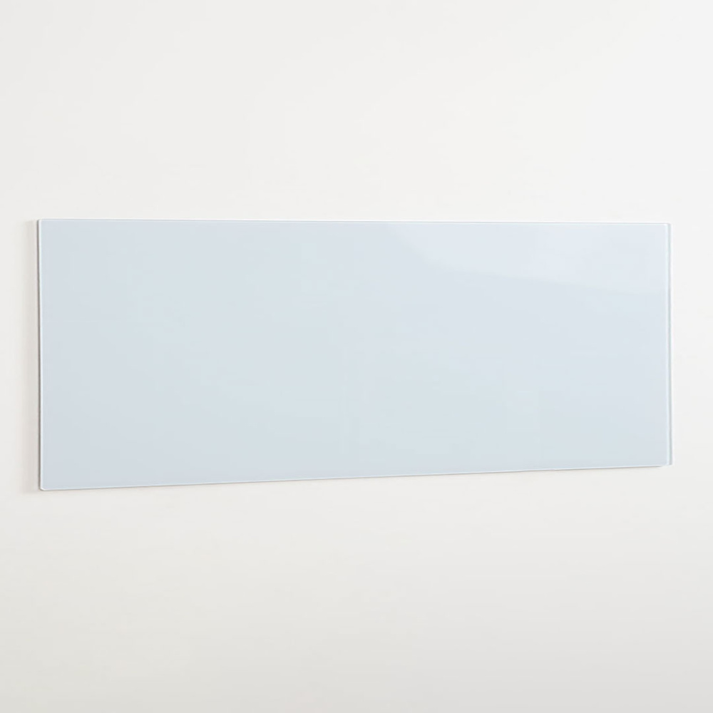 Lavagna magnetica bianca in vetro temperato scrivibile e cancellabile 200x100 cm