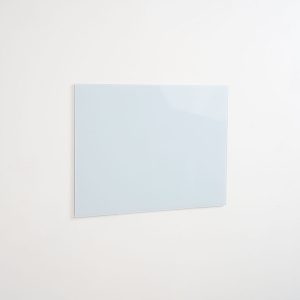 Lavagna magnetica bianca in vetro temperato scrivibile e cancellabile 60x45 cm