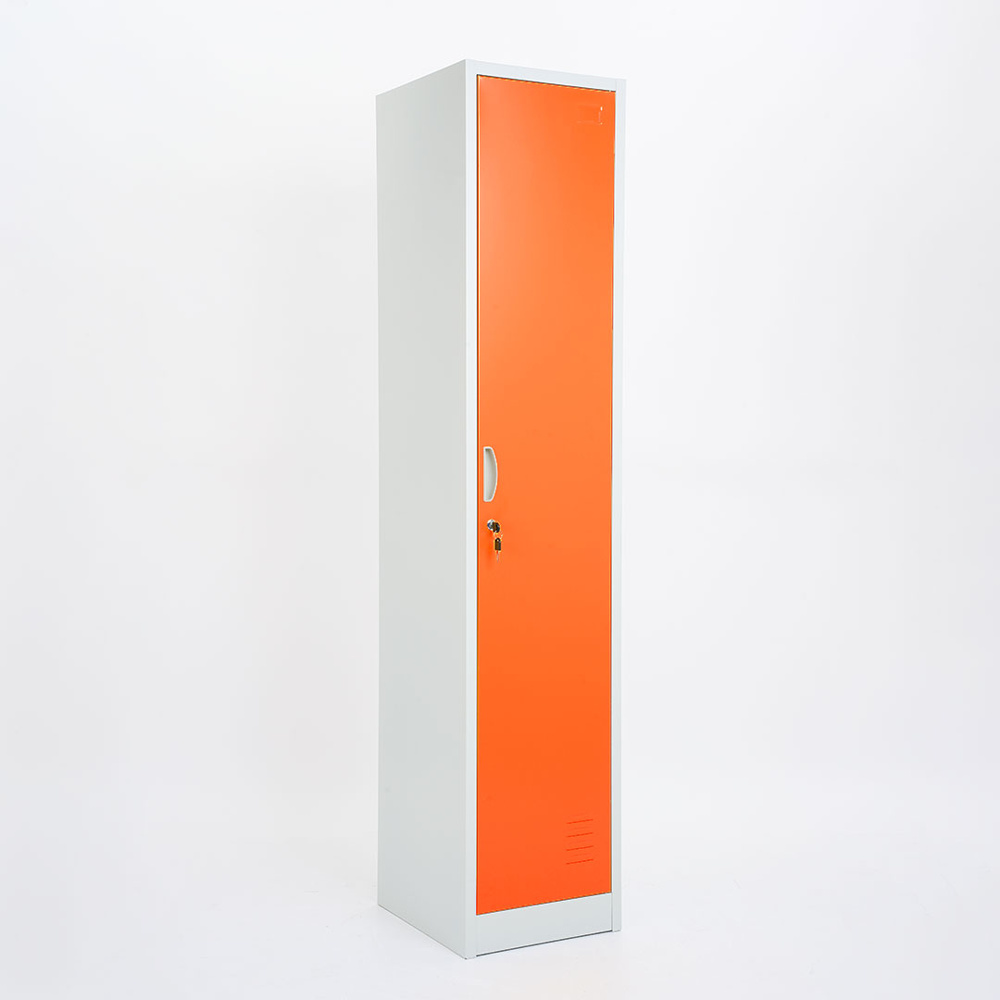 Vestiaire mètallique 1 porte orange