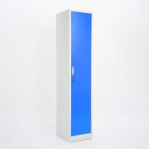 Vestiaire mètallique 1 porte bleue