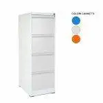Document filing cabinet with four drawers