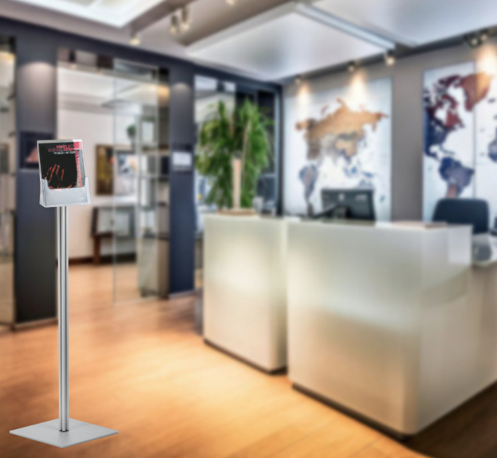 Porta depliant serie quadra