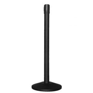 Colonnina segnapercorso BLACK con nastro grigio - immagine 4