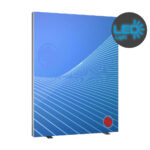 Parete Lightbox Autoportante Bifacciale con tessuto retroilluminato a LED