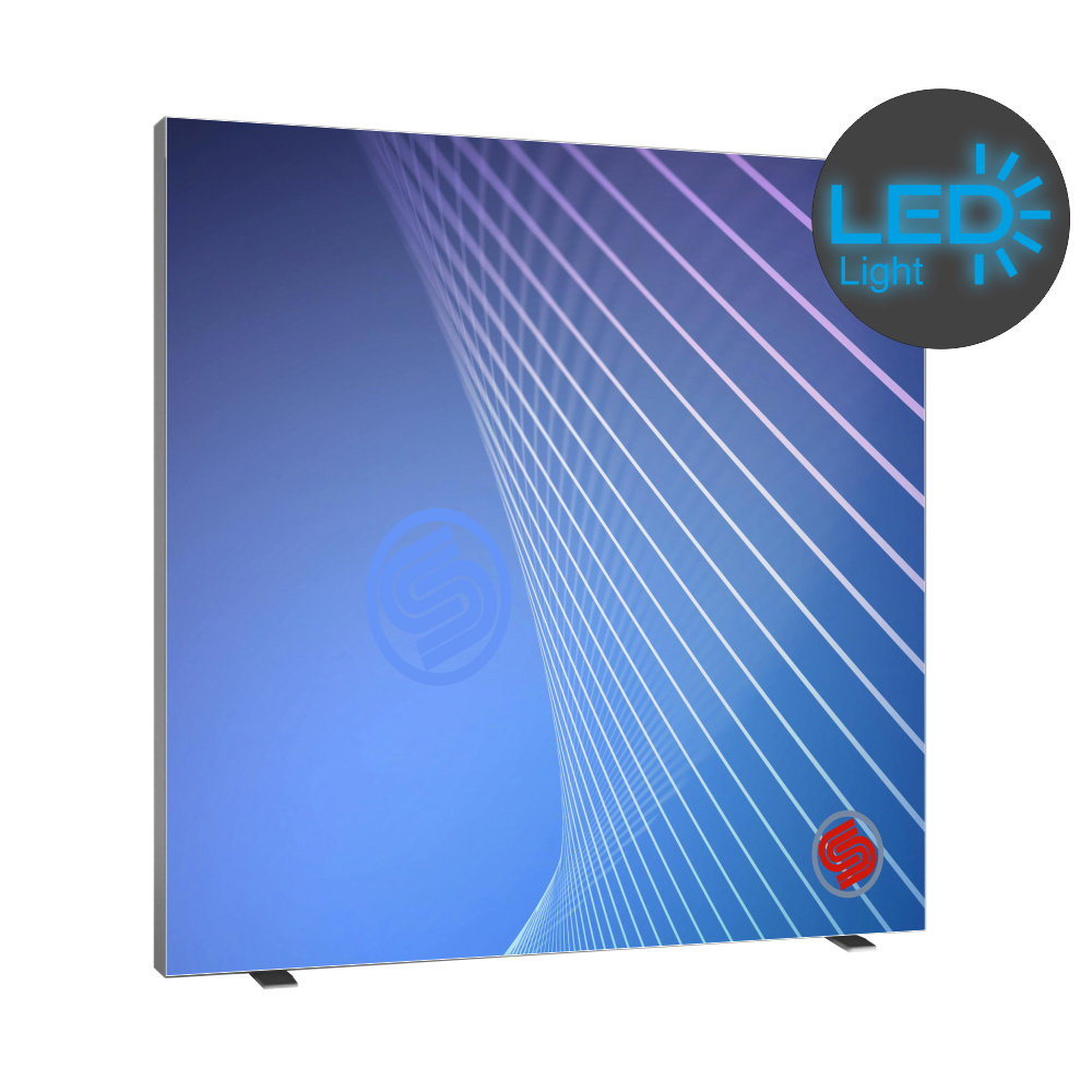 Parete Lightbox Autoportante Bifacciale LED