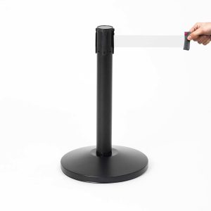 Poteau de balisage noir basse H58 – Image 10