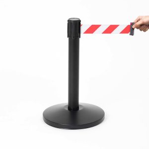 Poteau de balisage noir basse H58 – Image 11