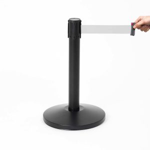 Poteau de balisage noir basse H58 – Image 4