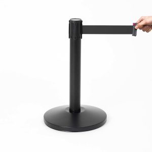 Poteau de balisage noir basse H58 – Image 5