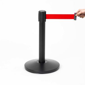 Poteau de balisage noir basse H58 – Image 6