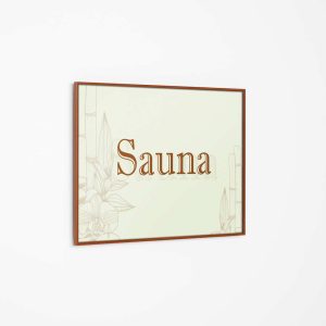 Plaque murale ligne plate effet bois – Image 9