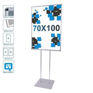 Floor-standing Plexiglass display